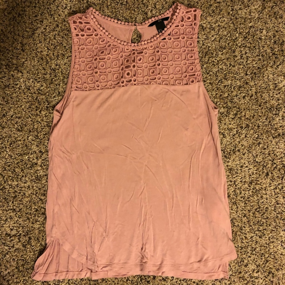 Pink Sleeveless Top